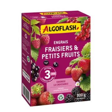 Engrais fraisiers - Algoflash - Boîte 800 g