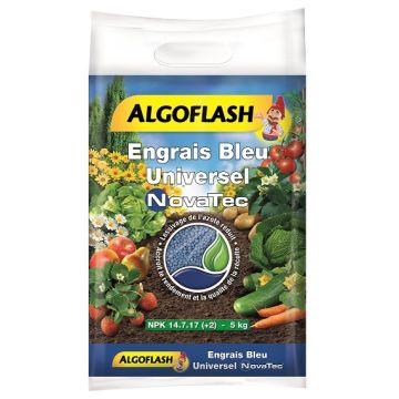  Engrais bleu Novatec - Algoflash - Sac 5 kg