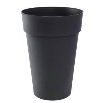 Vase haut - Toscane - 67 L - Ø 46 cm - Gris anthracite 
