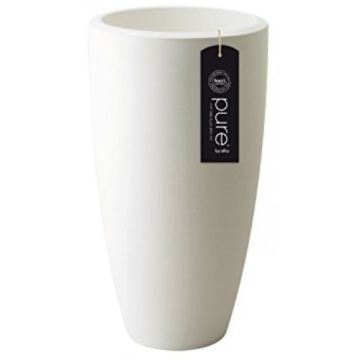 Pot Pure Soft Round High - Elho - blanc - 30 cm