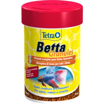 Tetra Betta Granules 85 ml - Aliment complet pour Betta Spendens (combattants)