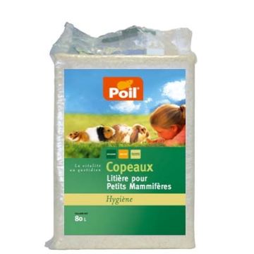 Copeaux naturels - Poil - 4 kg 