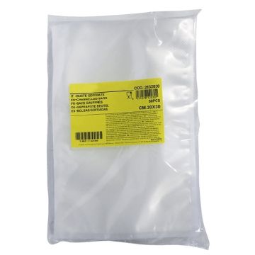 Sacs sous vide gaufrés spécial cuisine - CDP Distribution - 16x23 cm - x50