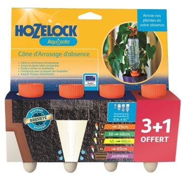 Aquasolo x 3 + 1 gratuit - pot Ø 25 cm - Hozelock