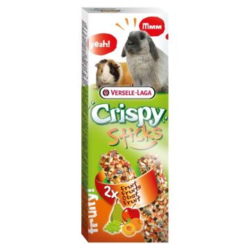 Sticks Crispy Lapins Cobayes Fruits - Versele-Laga - 110 g