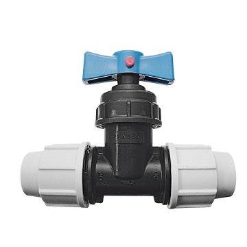 Robinet à soupape embouts à compression - Plasson - Ø 25 mm 