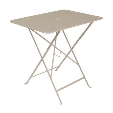 Table pliante Bistro - Fermob - 77 X 57X H 74 cm - Métal - Muscade