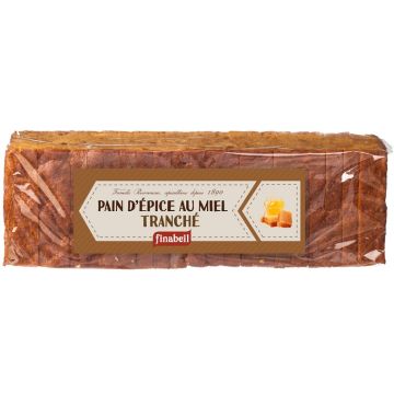 Pain d'épices au miel tranché - Finabeil - 500 gr
