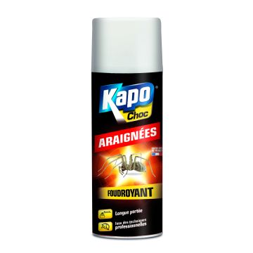 Anti-araignées - Kapo - Aérosol Foudroyant - 400 ml