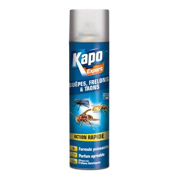Anti-Guêpes, Frelons, Taons - Kapo - Aérosol de 400 ml