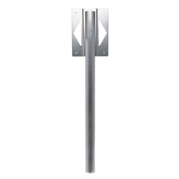Pied à sceller pour boîte aux lettres - En aluminium