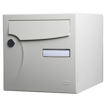 Boîte aux lettres - Animation - Renz - 1 porte - Ivoire