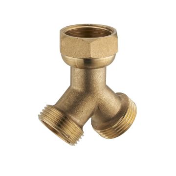 Raccord Y F20x27 M20x27 Noyon & Thiebault - Ecrou libre - Laiton