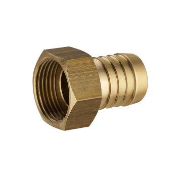 Raccord PTR F15x21 Noyon & Thiebault - Ecrou libre - Laiton - Pour tuyau PE Ø 20