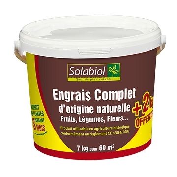 ENGRAIS COMPLET 5+2KG - SOLABIOL