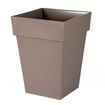 Pot - Toscane - Carré - 51 L - Taupe  