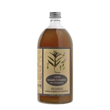 Savon de Marseille liquide, verveine - Marius Fabre - 1 L