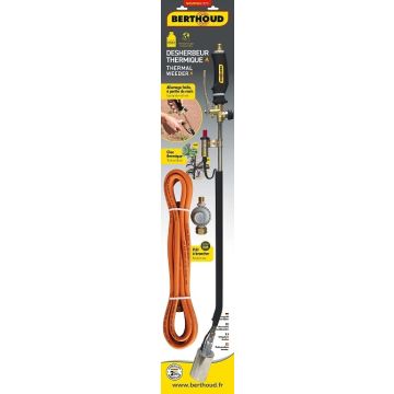 Désherbeur thermique gaz + cartouche + tuyau 5 m - Berthoud