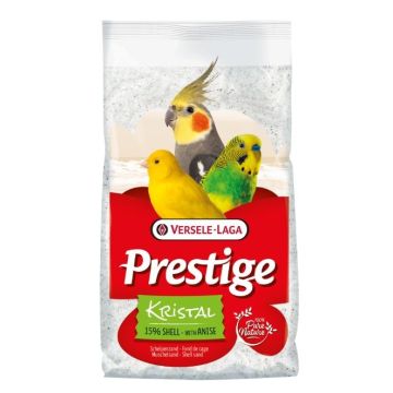 Fond de cage Prestige Kristal pour oiseaux - Versele-Laga - 25 Kg