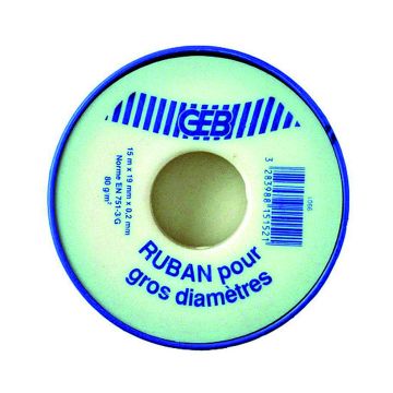 Ruban pour gros diamètres - Telafix - GEB - 19 mm x 15 m