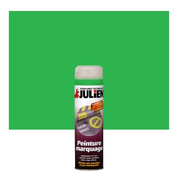 Aérosol peinture de marquage - Peintures Julien - Vert - 0.5 L 
