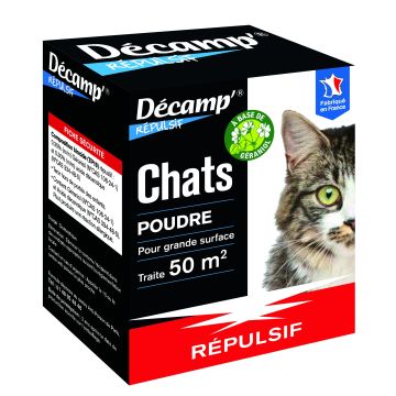 Répulsif en poudre spécial chat Décamp' - CREA