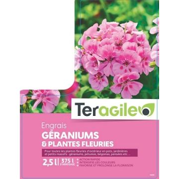 Engrais géraniums et plantes fleuries - Teragile - 2