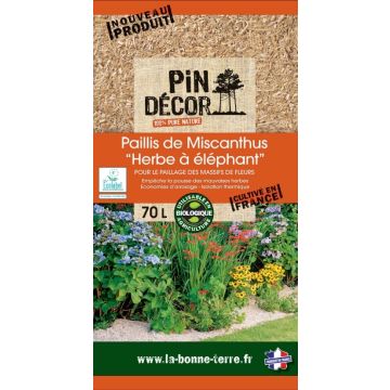 Paillis de Miscanthus BIOLANDES PIN DECOR - 70 L 
