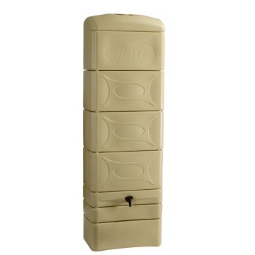 Récupérateur d'eau mural beige BELLI - 300 L 