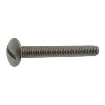 Vis à métaux X50 tête ronde large fendue - LE BIHAN INOX - Ø 8 x 40 mm