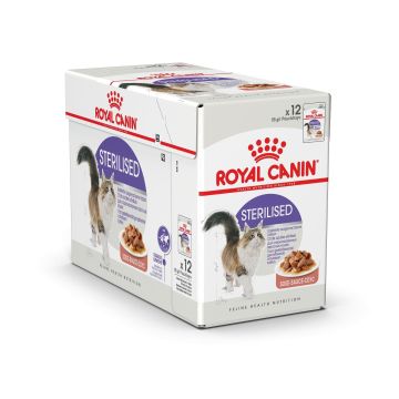 Émincés en sauce pour chat - Royal Canin - Adulte stérilisé - 12 x 85 g