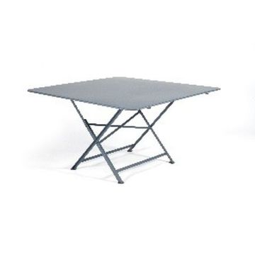 Table Cargo pliante - Fermob - 128 X 128 X H 73 cm - Métal - Gris orage