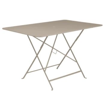 Table pliante Bistro - Fermob - 117 X 77 X H 74 cm - Métal - Muscade