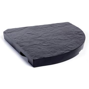 Dalle - Béton - Pour mât déporté - Déco pierre - 18 Kg 