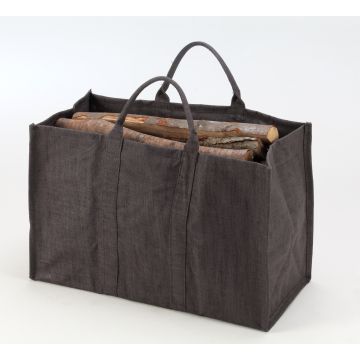 Sac à bûches - Naturéo - Gris