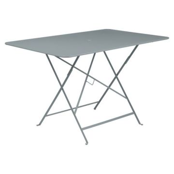 Table pliante Bistro - Fermob - 117 X 77 X H 74 cm - Métal - Gris orage