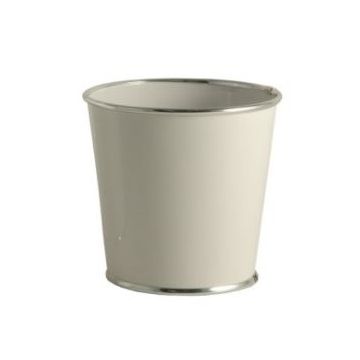 Cache-Pot Chic Choc - GLOBE SARL - Ø 18 - Blanc