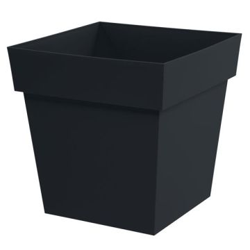 Pot - Toscane - Carré - 38 L - Anthracite 