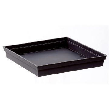 Soucoupe - Toscane - Carrée - L 32.6 cm - Anthracite 