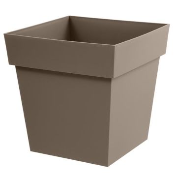 Pot - Toscane - Carré - 38 L - Taupe  