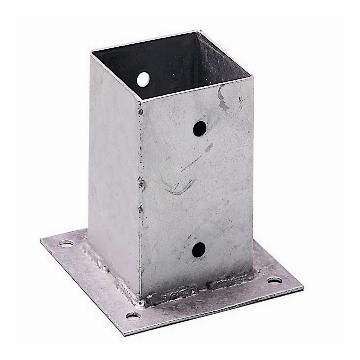 Support de poteau Platine à poser 7 x 7cm