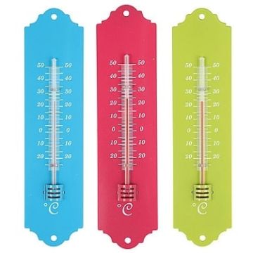 THERMOMÈTRE MÉTAL COULEUR - SPEAR & JACKSON
