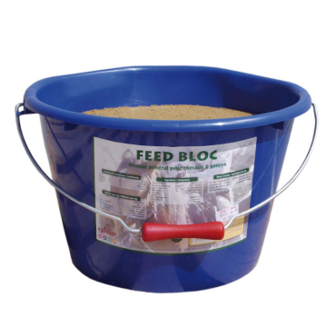 Aliment complément cheval Equifeed Feed Bloc - Seau à lécher de 20 kg