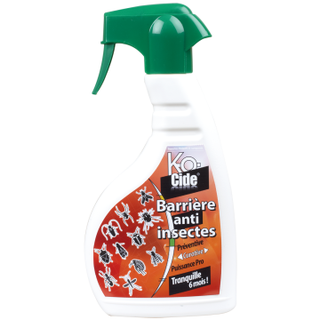 Barrière contre les insectes volants et rampants - K-Ocide - Spray de 500 ml