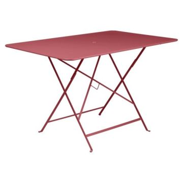 Table pliante Bistro - Fermob - 117 x 77 cm - Rouge Piment