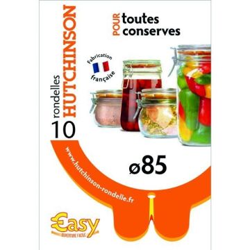 Rondelles universelles - Hutchinson - 2 oreilles - lot de 10 - Ø 85 mm