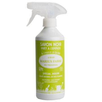 Spray savon noir spécial jardin - Marius Fabre - 500 ml