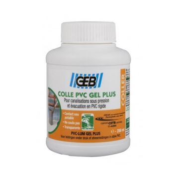 Colle PVC Gel Plus - GEB - 250 ml  