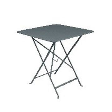 Table pliante Bistro - Fermob - 71 X 71X H 74 cm - Métal - Gris orage