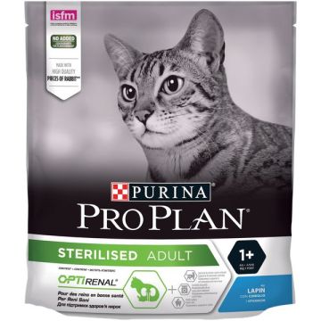 Croquettes pour chats adult Sterilised Optirenal - Proplan - Lapin - 1.5 kg